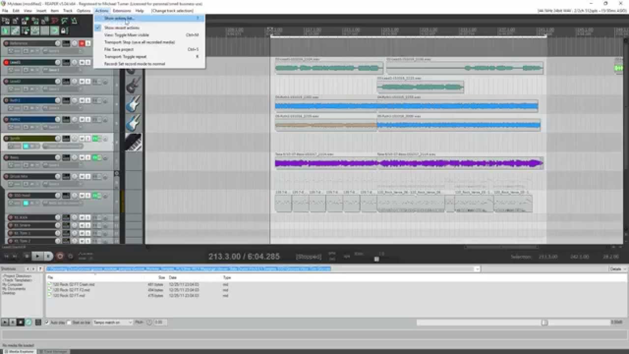 Mackie Control Universal Key Assignment in Reaper