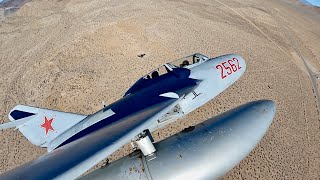 MIG 15: Panne hydraulique en avion de chasse dans le désert du Mojave - LOW FUEL HELICOPTER LIFE