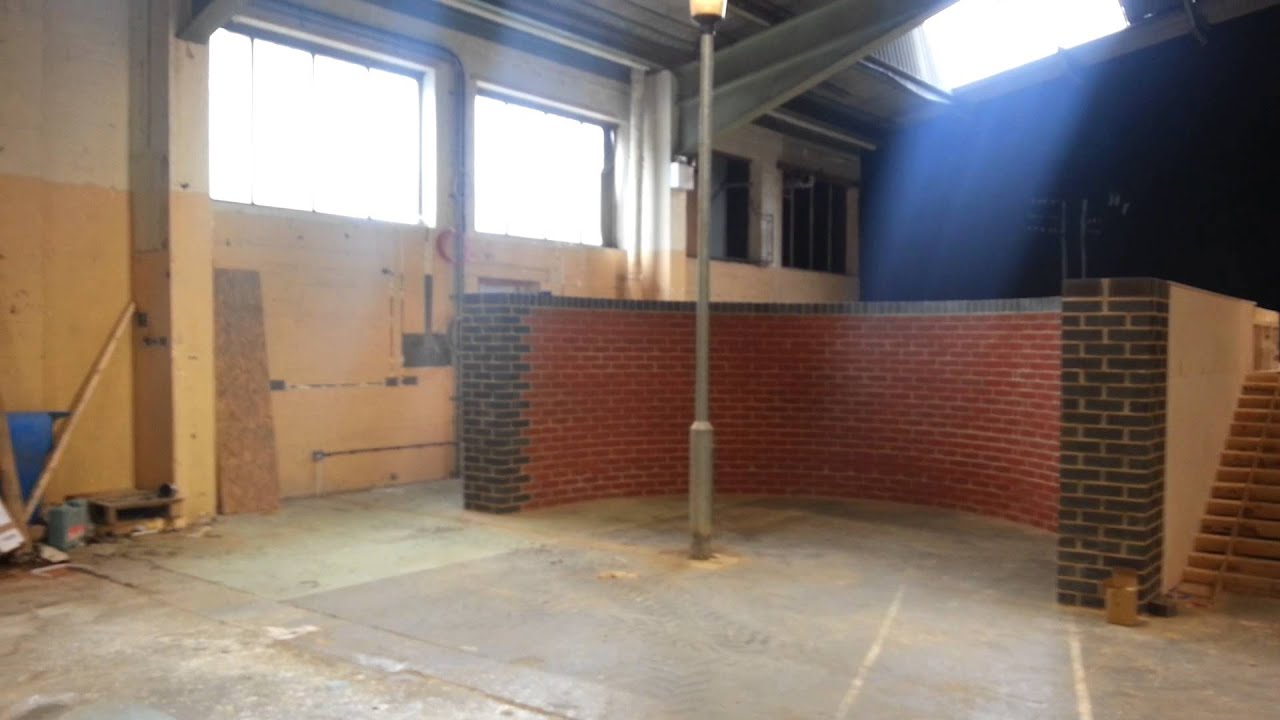 the first bikes on the curved wallride at rush skatepark