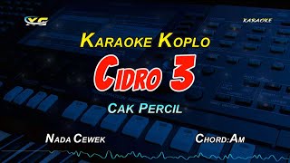 Download lagu CIDRO 3 KARAOKE KOPLO CAK PERCIL... mp3