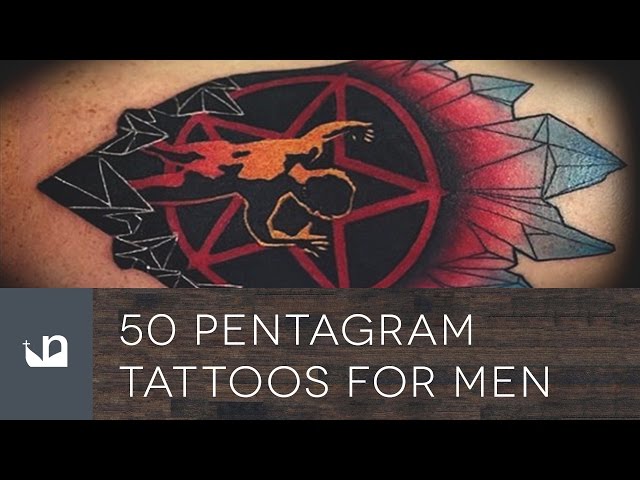 4 x 'Pentagram Star' Temporary Tattoos (TO00010750) : Amazon.com.au: Beauty