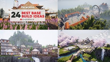 BEST BUILD OF PALWORLD WITH BASE LOCATION #palworld #creativebuild