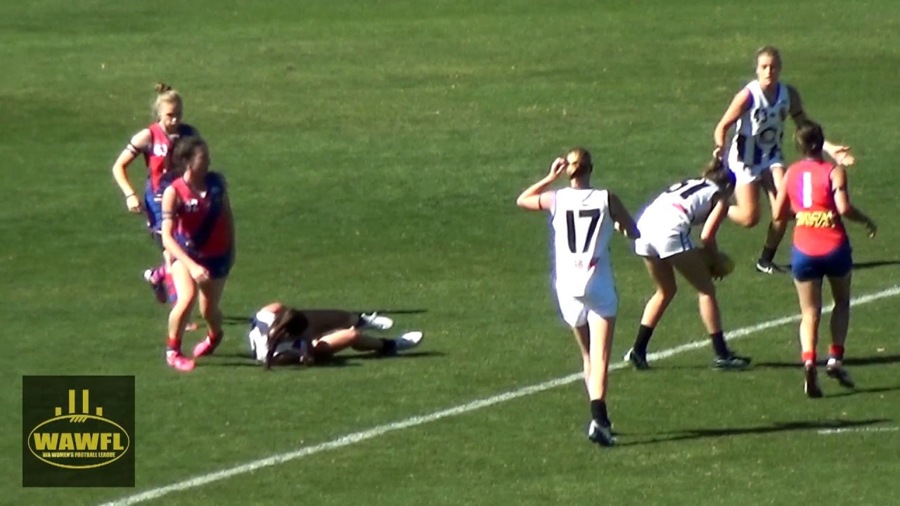 WAWFL 2017 Highlights - Round 2 Falcons v Titans