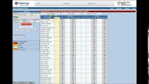 Taking Attendance by List in SIS
