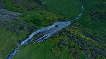 Diving Down a Waterfall | Iceland | Cinematic FPV