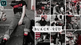 CHU mini | BLACK RED Tone Lightroom Preset | Lightroom Mobile Presets Free DNG | screenshot 5