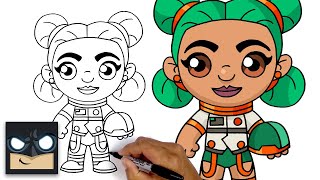 how to draw siona fortnite