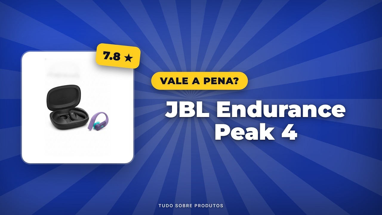Capa: JBL Endurance Peak 4: O Fone de Treino Perfeito para 2026? Análise COMPLETA!