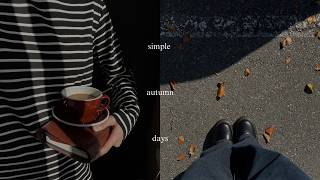 simple autumn days living in Vancouver | coffee, journalling, reading all day | sunset walks