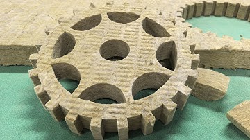 Industrial Rock Wool CNC Contour Cutting Machine , Easy Control | AMOR CNC