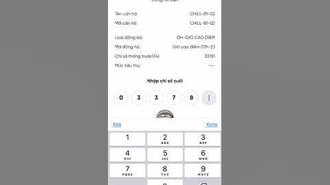 HDSD ứng dụng di động cho BQL và Kỹ Thuật Viên _ Quét mã QR Code chỉ số điện nước