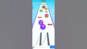 Ballrun2048 Level 48 GamePlay Android iOS #Shorts