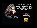 Whitney Houston Run To You Live Radio City Music Hall New York City Sept 28 1994 HIGHRESAUDIO