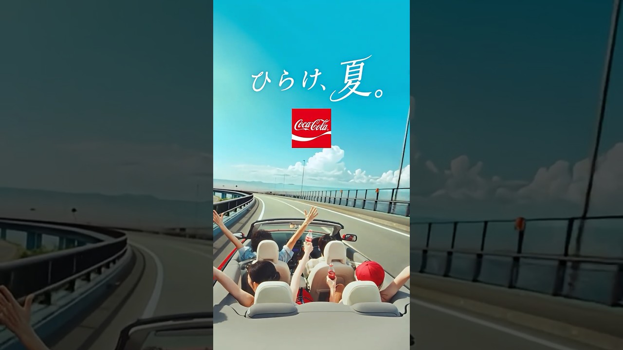 【コカ･コーラ】 ひらけ、夏。「ドライブ」篇 15秒 Coca-Cola