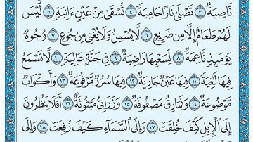 سورة الغاشية فضيلة الشيخ عبد الله الجهني