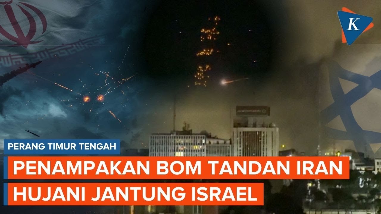 Iran Kerahkan Bom Tandan ke Israel, Warga Tel Aviv Panik Cari Perlindungan