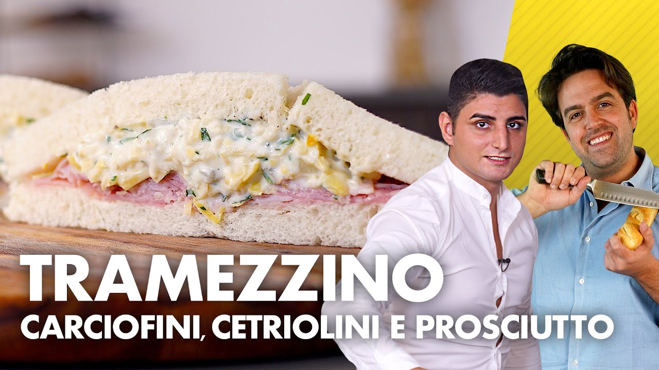 Panino irresistibile: ricetta con carciofini, cetriolini e prosciutto *MARCO GIORDANO*