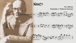 Video thumbnail of "Nancy - Paul Desmond Transcription"