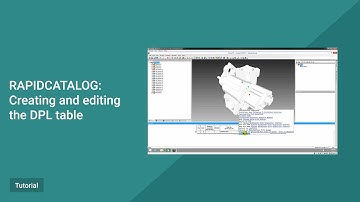 RapidCatalog Tutorial. Creating / Editing a DPL table.