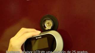 Brinno PeepHole Viewer (PHV1325) Installation Demo  (Spanish)