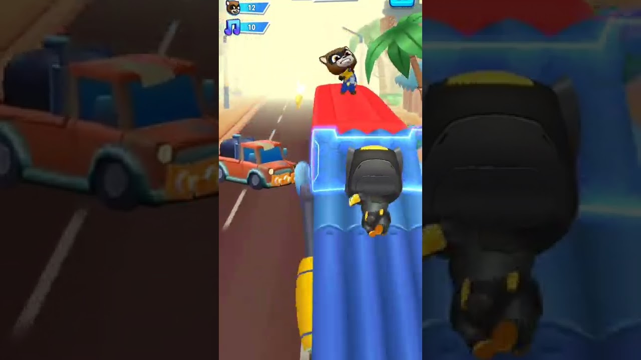 Raccoon Invasion in Talking Tom Hero Dash! (ALL Trailers)