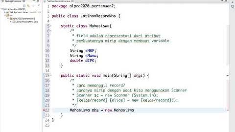 record1 (Struktur data sederhana) - Algoritma dan Pemrograman