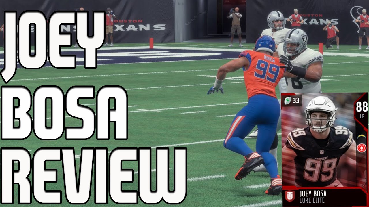 88 CORE ELITE JOEY BOSA | MADDEN 18 ULTIMATE TEAM PLAYER REVIEW