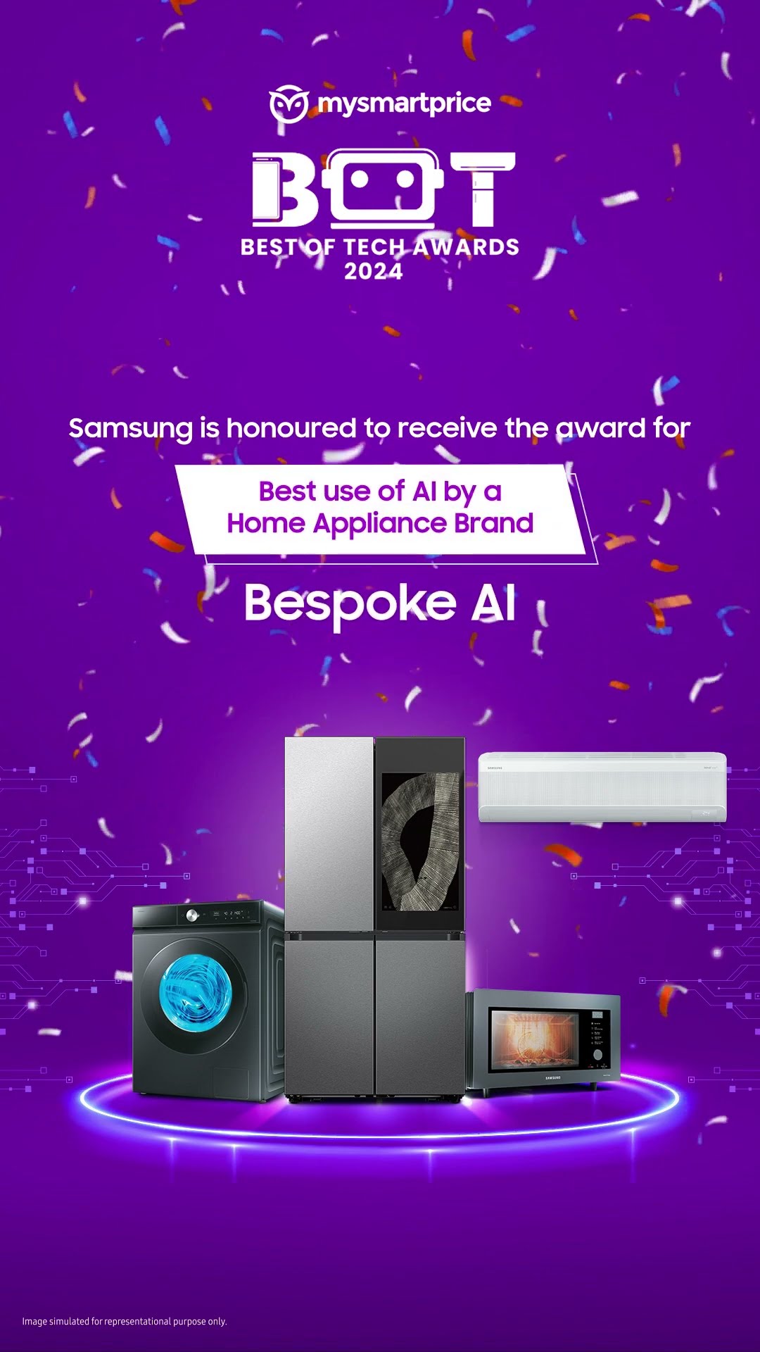 A win for innovation! Best use of AI by a Home Appliance Brand | Samsung
