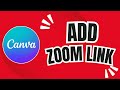 How to Add a Zoom Link to Canva Designs (Clickable Meeting Invites!)