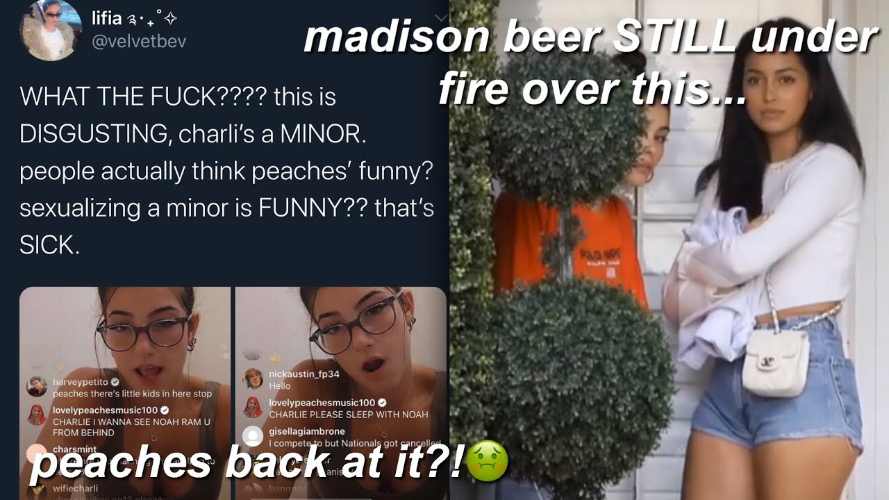 peaches makes charli damelio YouTube