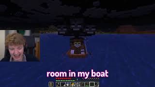 TommyInnIt and Wither in a boat