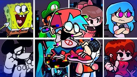 BlueBalled but Every Turn a Different Character Sings 🎶 (FNF but Everyone Sings It)