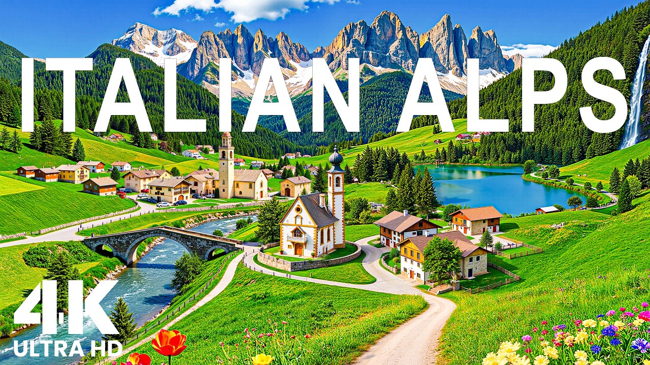 Italian Alps 4K | Majestic Peaks, Crystal Lakes & Timeless Italian Alpine Beauty