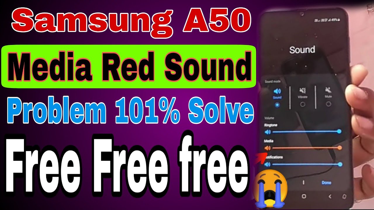 Samsung A50 Media sound problem || A50 
