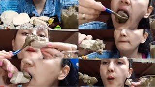 Halwa clay with cream #satisfying video by Marta Riva vlog