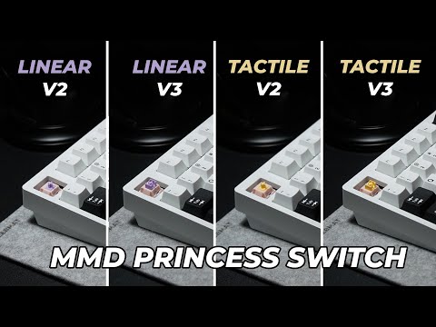 MMD Princess Linear Vs Tactile V2 Vs V3 Sound Comparison