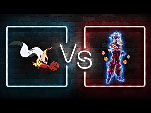 غوكو ضد سايتاما النزال الحاسم على اغنيه حماسيه الجزء الثالث Goku Vs Saitama In Amaizing Son