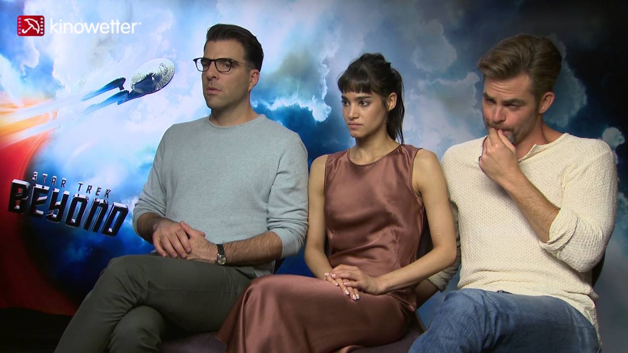 Interview Zachary Quinto, Sofia Boutella & Chris Pine STAR TREK BEYOND