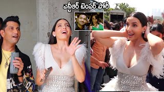 టపర పర Nora Fatehi Super H0T Looks Nora Fatehi Looking H0T In White Dress Life Andhra Tv