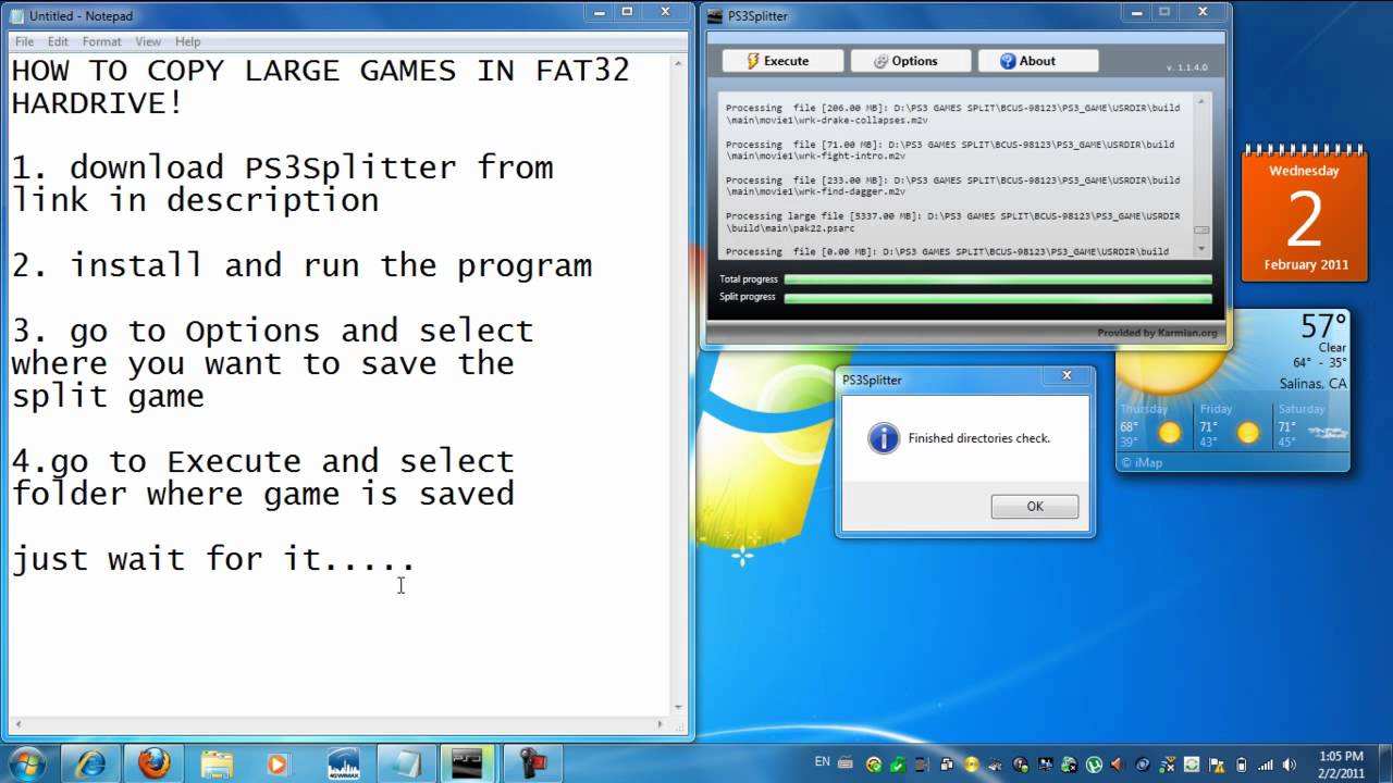 how to copy large ps3 games to a fat32 hardrive youtube fat32 largest file size
