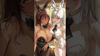 Nikke Goddess of Victory: Noir & Blanc - A Kiss from the Bunny Twins - Live Wallpapers