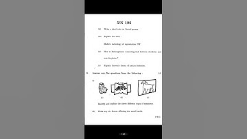 Science-2 | SSC Board Question Paper | Maharashtra Board | Class 10th