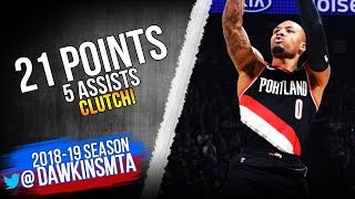 Damian Lillard Full Highlights 2018 12 27 vs Warriors   21 Pts 5 Asts CLUTCH!  FreeDawkins