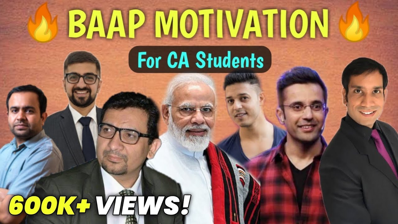 BAAP MOTIVATION| Motivation for CA Students | CA Motivational ...