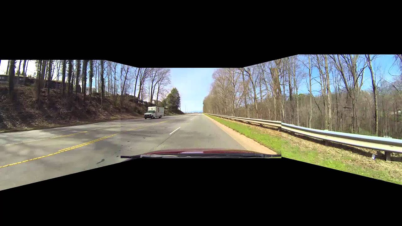 NC Driving Tour Part 4 Multi Camera wrap around video