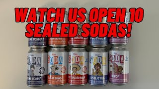 Opening 10 sealed Funko Sodas!