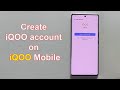How to create iqoo account