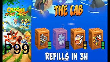 Crash Bandicoot: On the Run! - P99 - Every Chill Berry - The Lab Collection Run