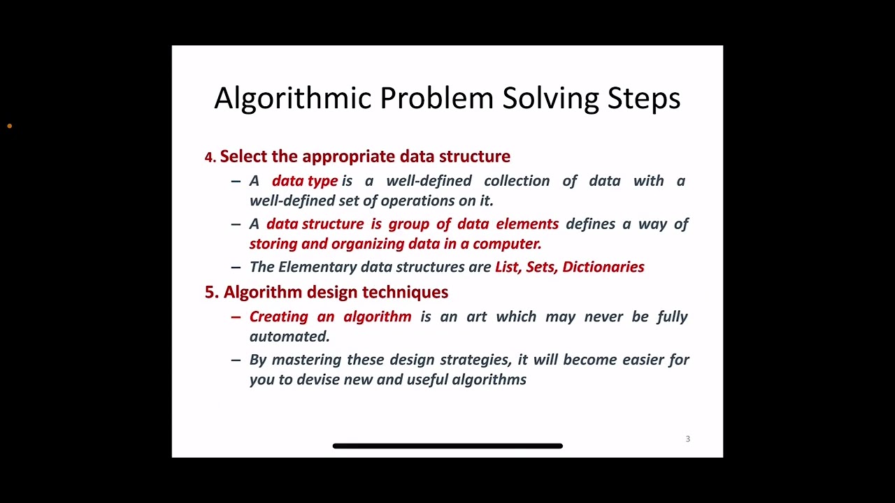 GE 3151 -PSPP- Algorithmic problem solving techniques - YouTube