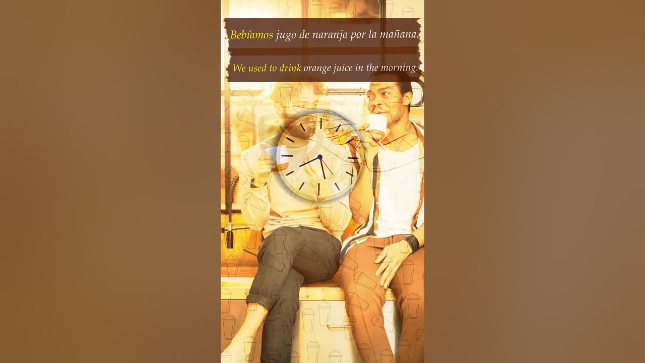 Learn the imperfect past tense of the Spanish verb beber (to drink) in